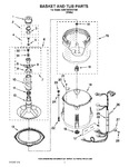 Diagram for 03 - Basket And Tub Parts