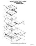 Diagram for 03 - Refrigerator Shelf Parts