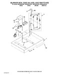 Diagram for 02 - Burner Box, Gas Valves, And Switches