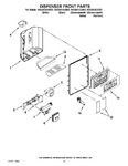 Diagram for 09 - Dispenser Front Parts