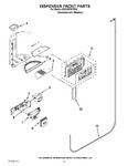 Diagram for 08 - Dispenser Front Parts