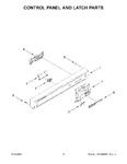 Diagram for 03 - Control Panel And Latch Parts