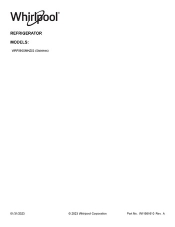 Diagram for WRF560SMHZ03