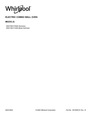 Diagram for WOC75EC7HV20