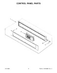 Diagram for 03 - Control Panel Parts