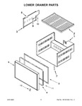 Diagram for 04 - Lower Drawer Parts