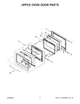 Diagram for 04 - Upper Oven Door Parts