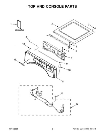 Diagram for WHD560CHW0