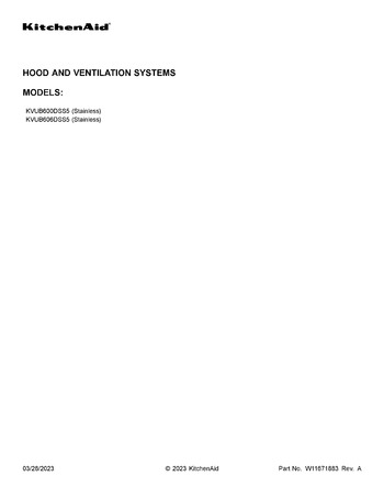 Diagram for KVUB600DSS5