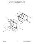 Diagram for 04 - Upper Oven Door Parts