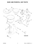 Diagram for 05 - Base And Pedestal Unit Parts