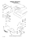 Diagram for 02 - Freezer Liner Parts