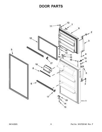 Diagram for WRT134TFDW00