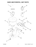 Diagram for 03 - Base And Pedestal Unit Parts