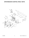 Diagram for 02 - Dryer/washer Control Panel Parts