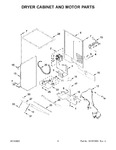 Diagram for 04 - Dryer Cabinet And Motor Parts