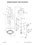 Diagram for 09 - Washer Basket And Tub Parts