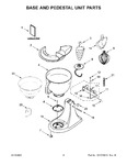 Diagram for 03 - Base And Pedestal Unit Parts