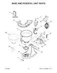 Diagram for 03 - Base And Pedestal Unit Parts