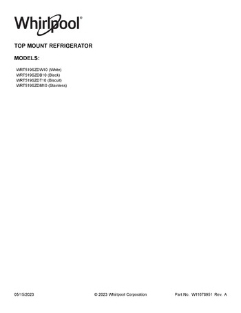 Diagram for WRT519SZDB10