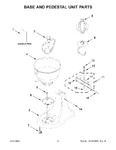 Diagram for 05 - Base And Pedestal Unit Parts