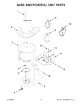 Diagram for 03 - Base And Pedestal Unit Parts