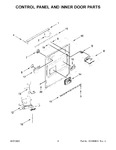 Diagram for 03 - Control Panel And Inner Door Parts