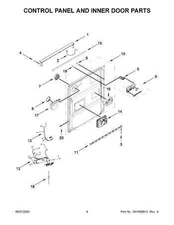 Diagram for KDTE204KWH2