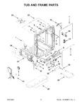 Diagram for 04 - Tub And Frame Parts