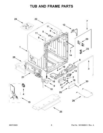 Diagram for KDTE204KWH2