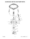 Diagram for 05 - Gearcase, Motor And Pump Parts