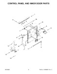 Diagram for 03 - Control Panel And Inner Door Parts