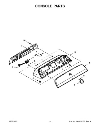 Diagram for WTW6157PW0