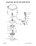 Diagram for 05 - Gearcase, Motor And Pump Parts