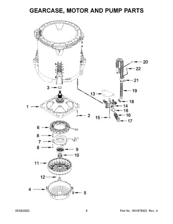 Diagram for WTW6157PW0