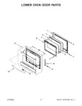 Diagram for 05 - Lower Oven Door Parts