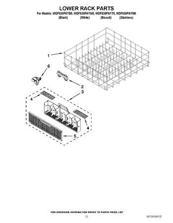 Diagram for WDF530PAYW0