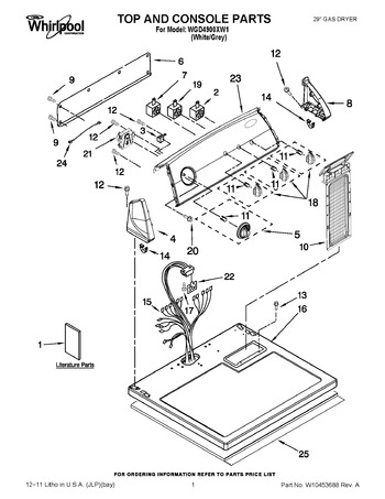 Diagram for WGD4900XW1