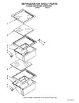 Diagram for 03 - Refrigerator Shelf Parts