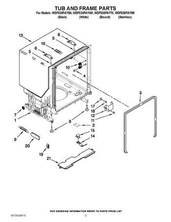 Diagram for WDF530PAYW0