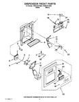 Diagram for 08 - Dispenser Front Parts