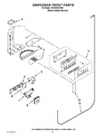 Diagram for 09 - Dispenser Front Parts