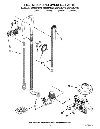 Diagram for WDF530PAYW0