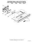 Diagram for 02 - Control Panel And Latch Parts