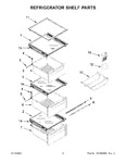 Diagram for 04 - Refrigerator Shelf Parts