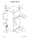 Diagram for 02 - Cabinet Parts