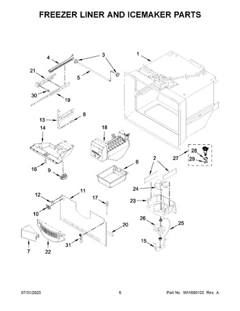 Diagram for WRF540CWHZ10