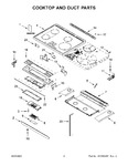 Diagram for 02 - Cooktop And Duct Parts