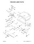 Diagram for 04 - Freezer Liner Parts