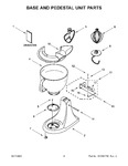 Diagram for 03 - Base And Pedestal Unit Parts